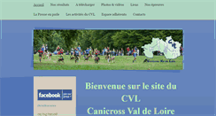 Desktop Screenshot of canicrossvaldeloire.fr