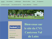 Tablet Screenshot of canicrossvaldeloire.fr
